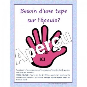 Tape sur l'épaule